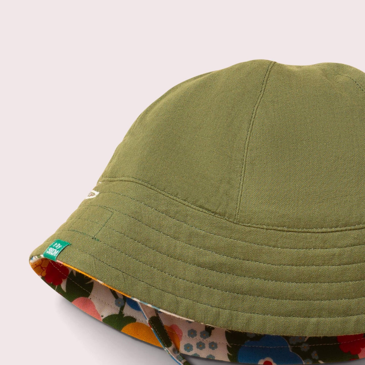 Flora And Fauna Reversible Sunhat: Flora And Fauna / 06-12m
