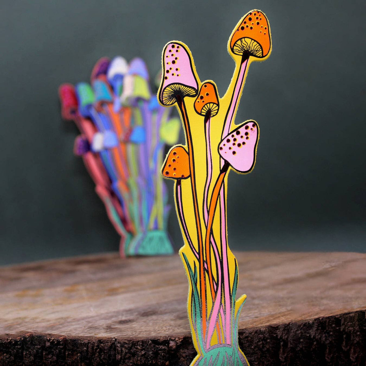 Mushroom Bookmark: Buttercup Yellow