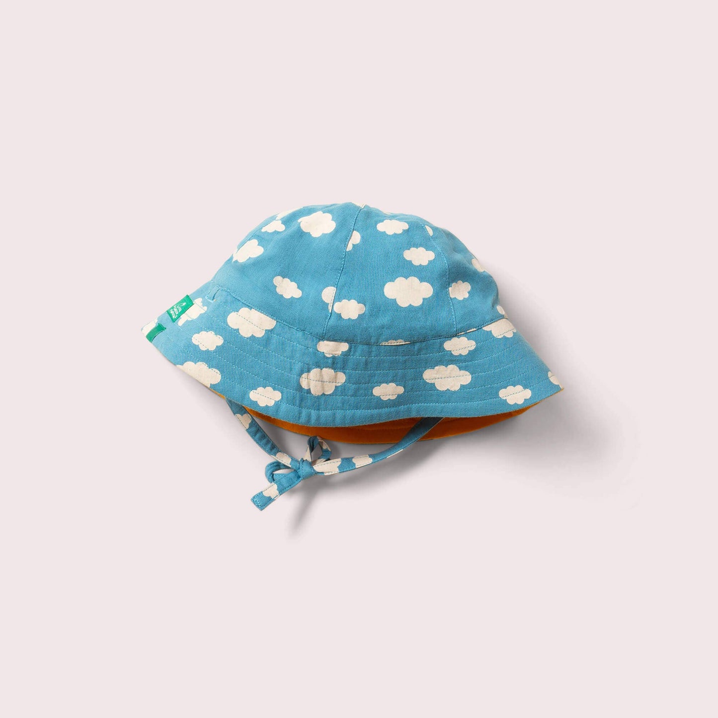 Blue Clouds Reversible Sunhat: Blue Clouds / 00-06m