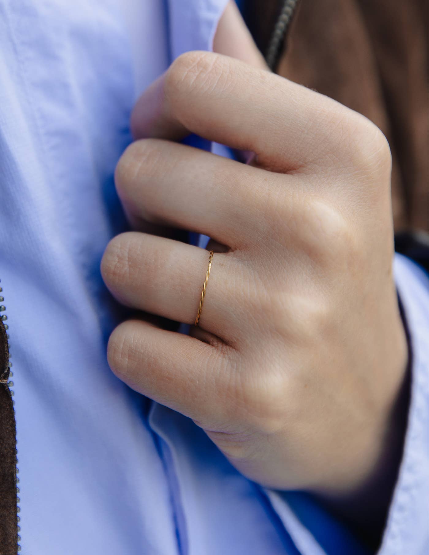 Nordic Muse; Twist Rope Ring