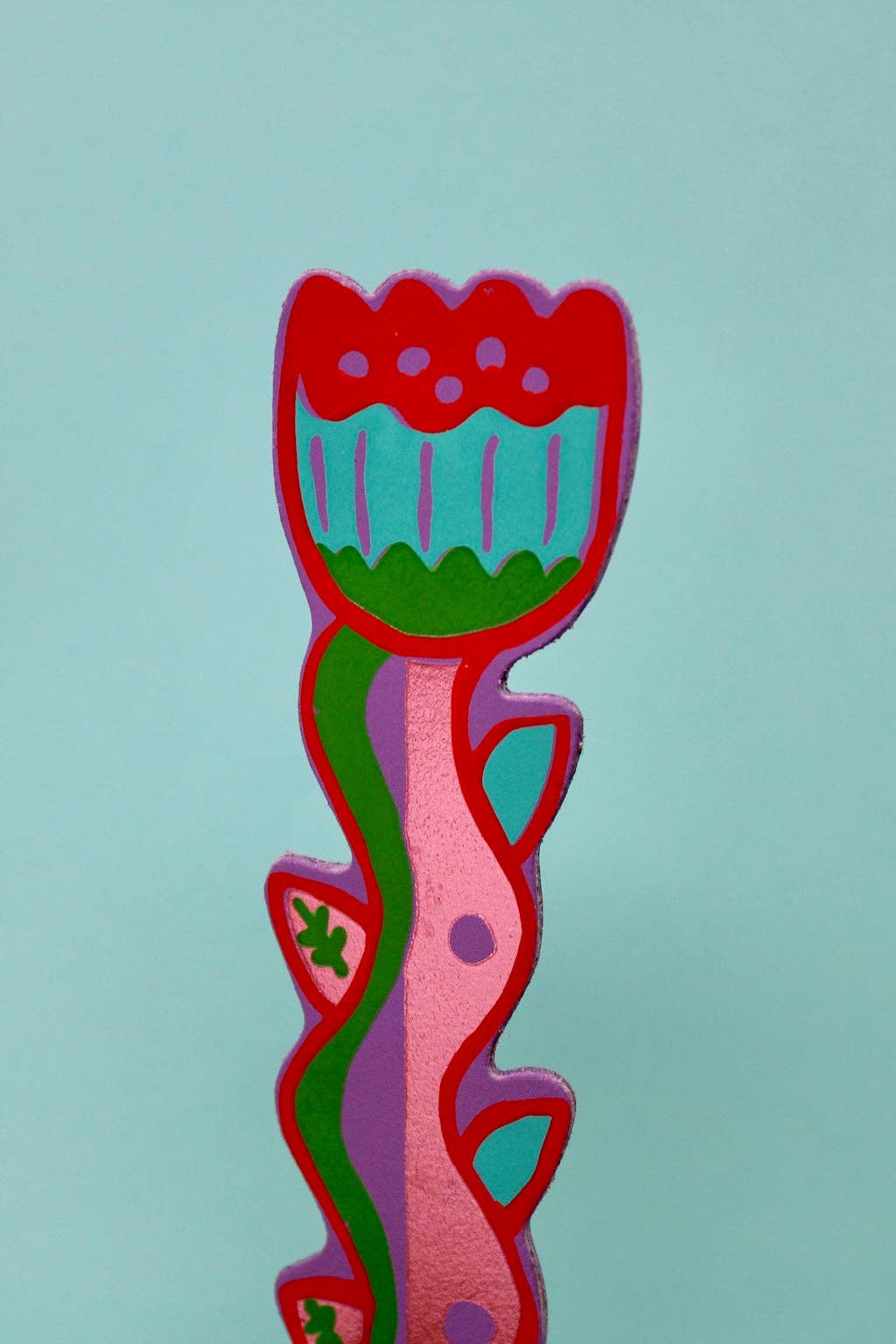 Tulip Bookmark: Red