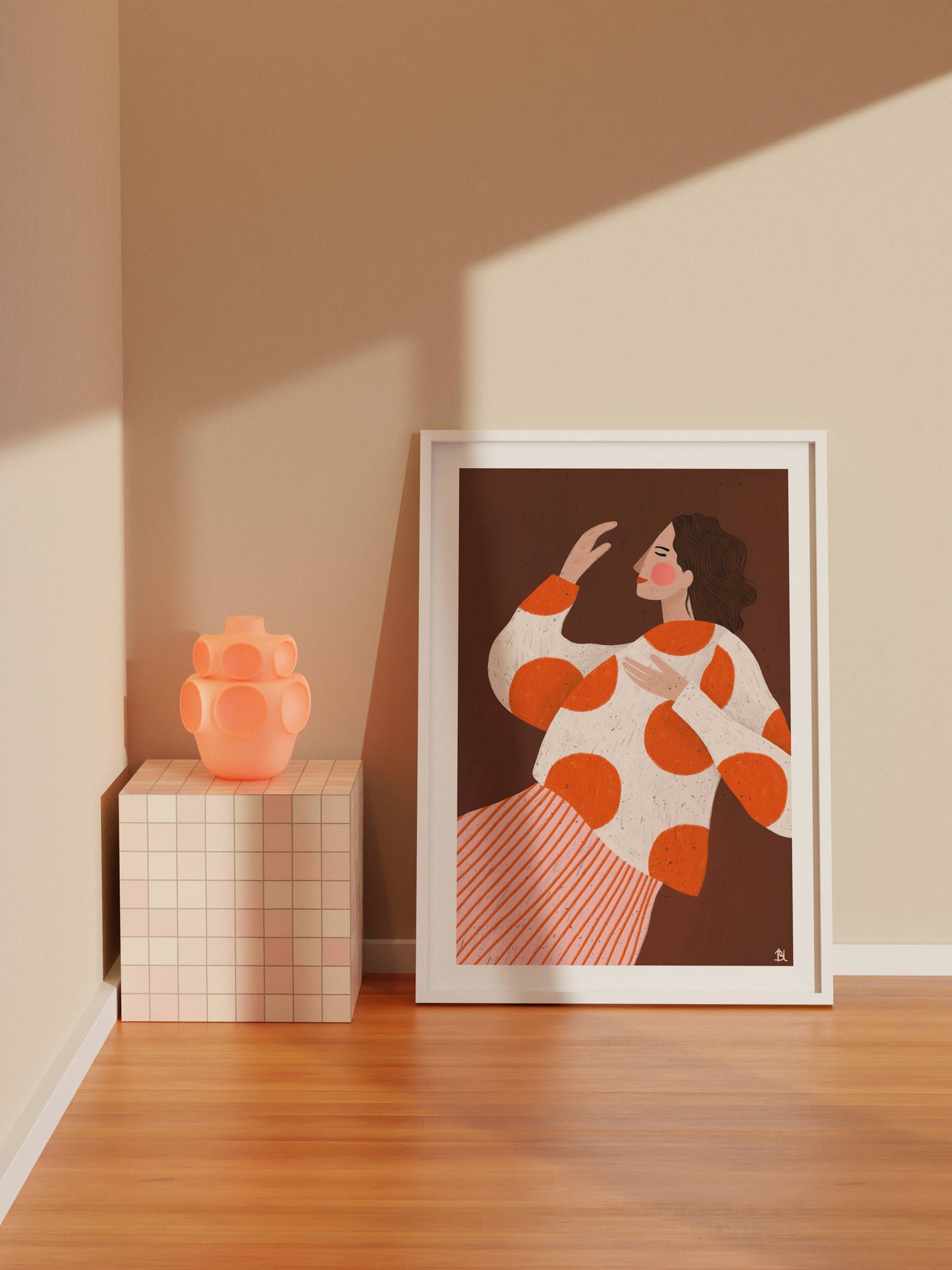 The Woman with the Dots Brown