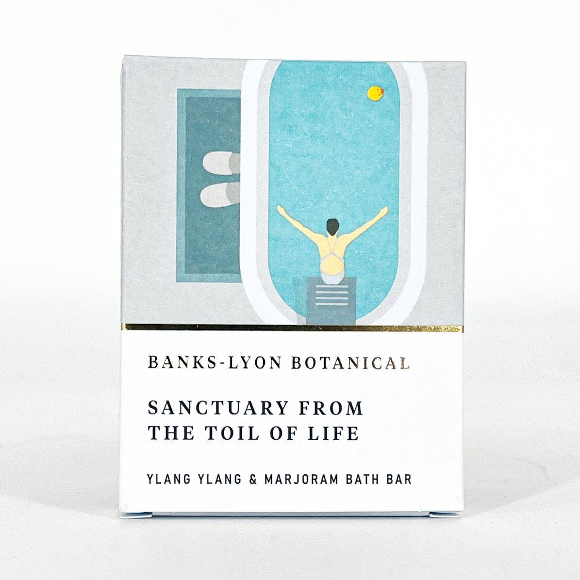 Ylang Ylang & Marjoram Solid Bath Oil Bar: 100g