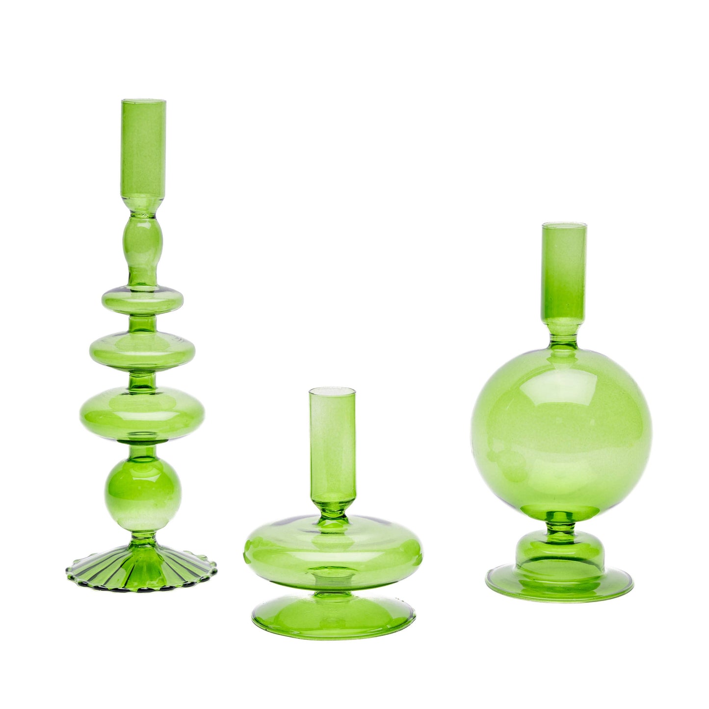 Pillar Candle Holders : Orange