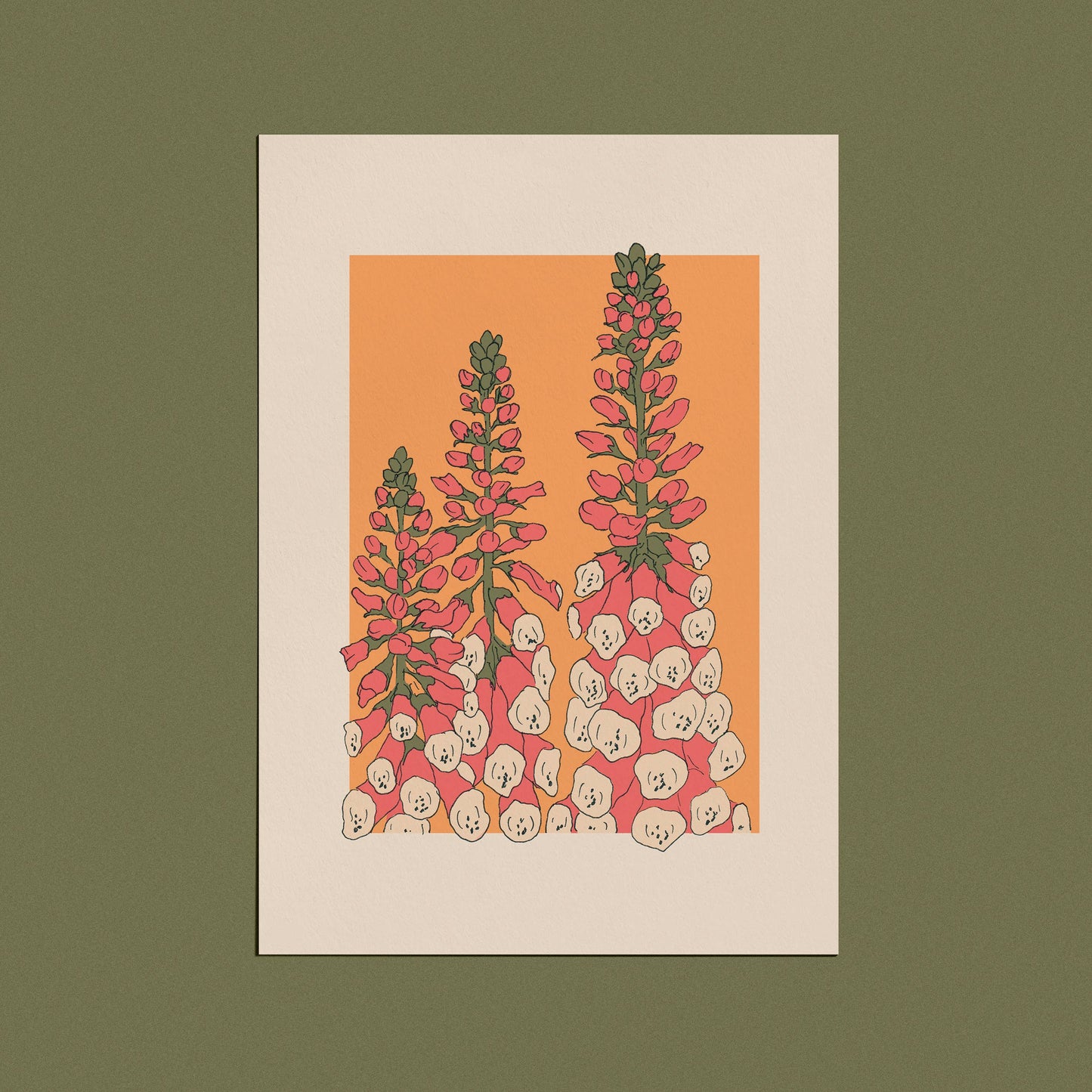 Foxglove Card: Cello-free