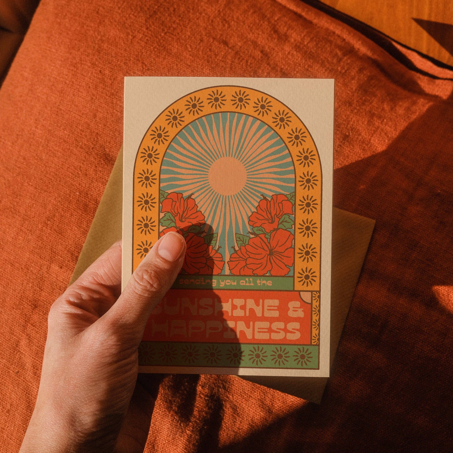 Sunshine & Happiness card: Cello-free