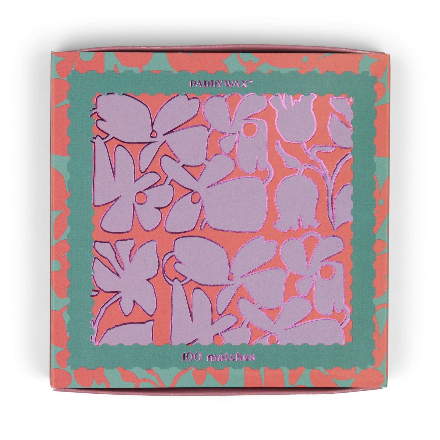 Paddywax Jumbo Boxed Matches - Abstract Floral