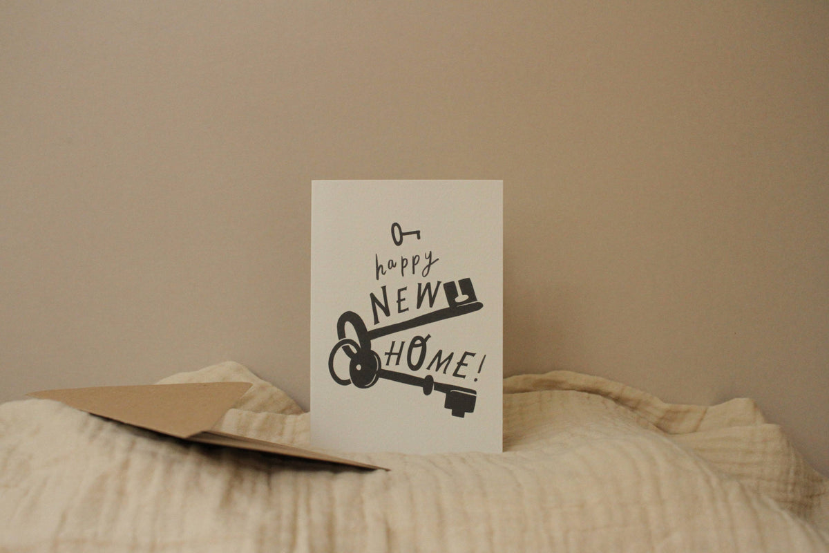 'Happy New Home!' Moving House Card: Naked