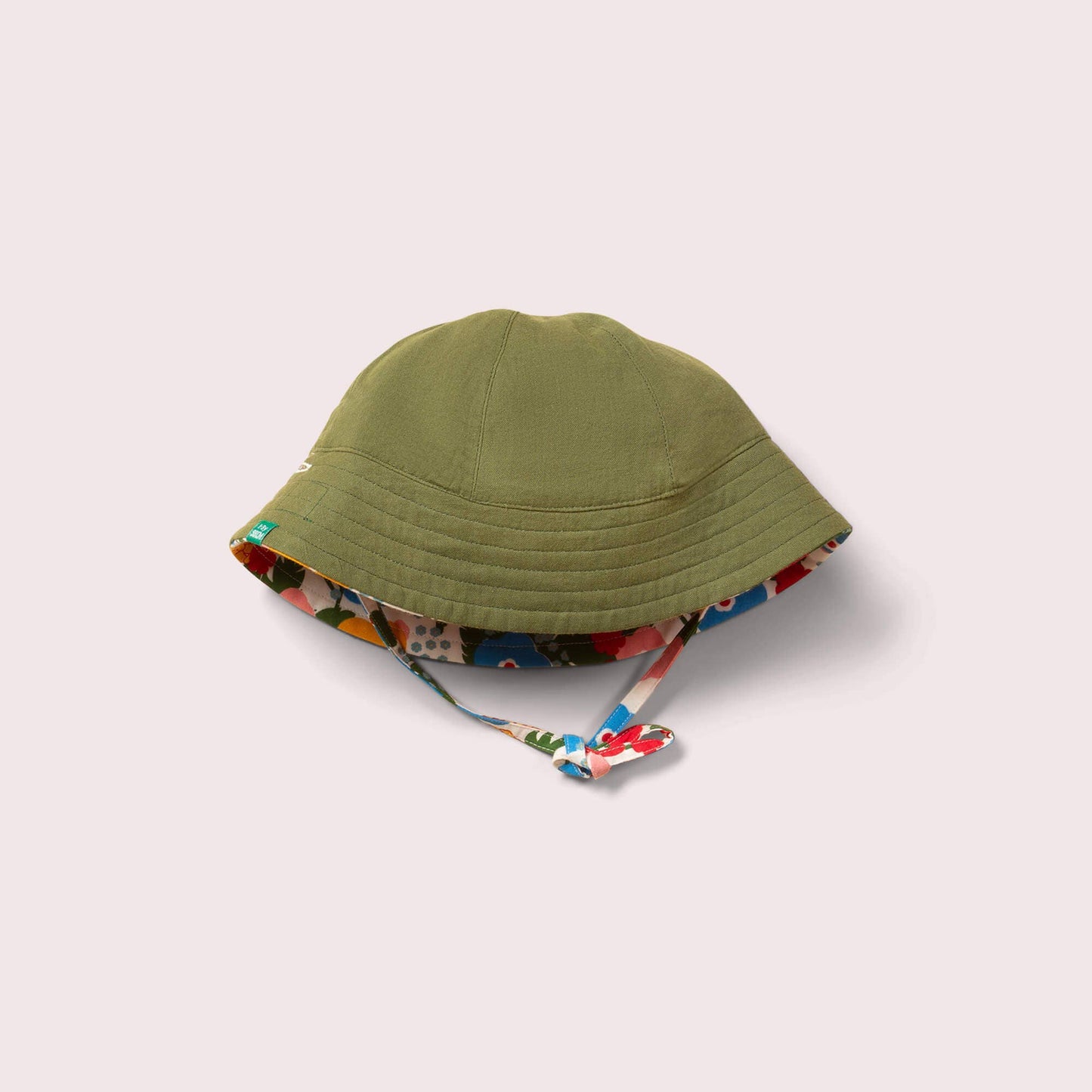 Flora And Fauna Reversible Sunhat: Flora And Fauna / 06-12m