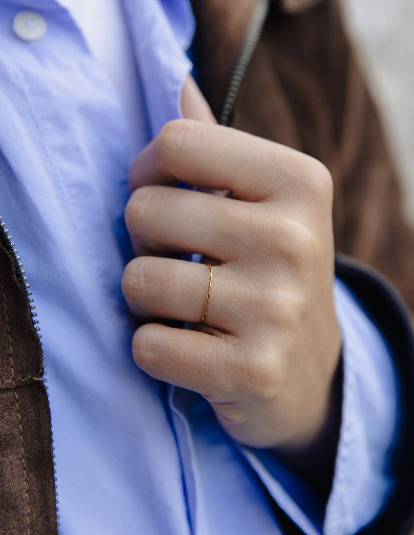 Nordic Muse; Twist Rope Ring