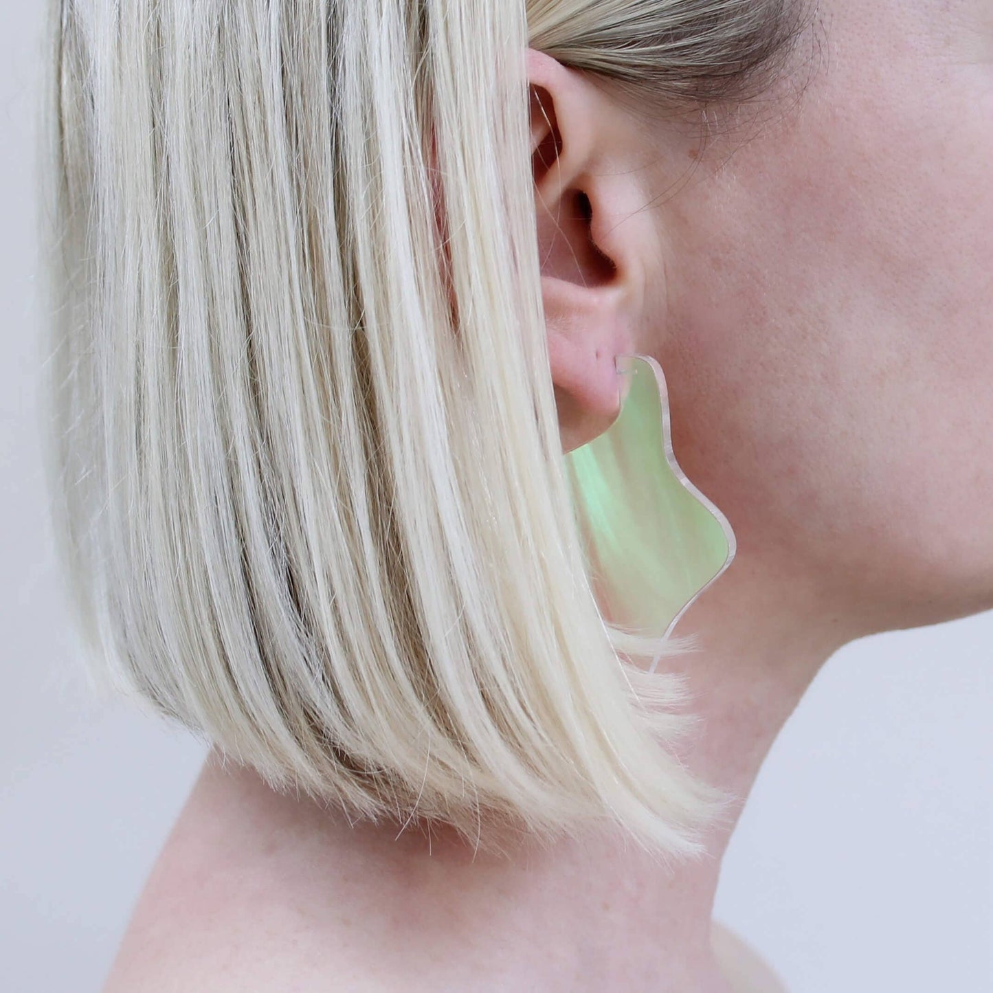 Statement Iridescent Earrings
