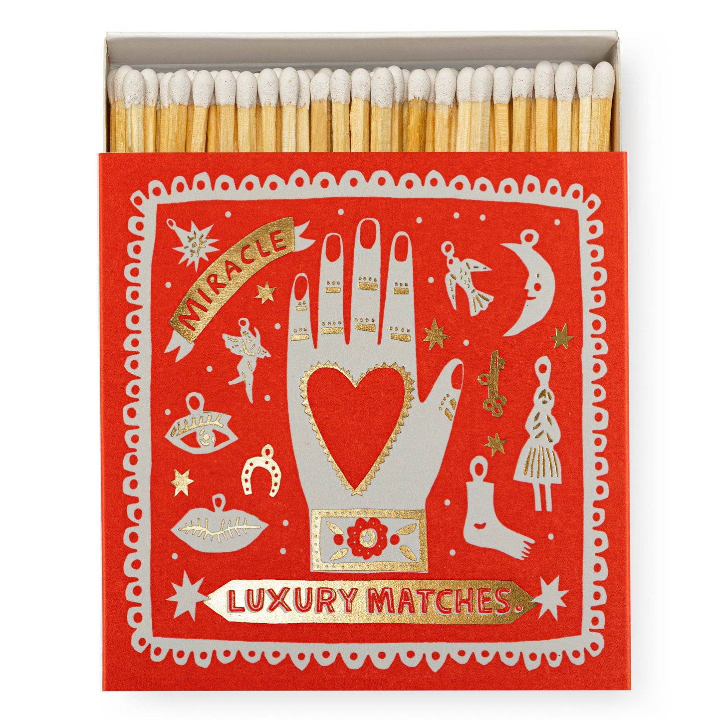 Red Miracle | Square Matchboxes