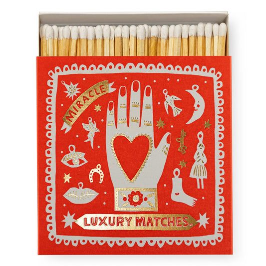 Red Miracle | Square Matchboxes