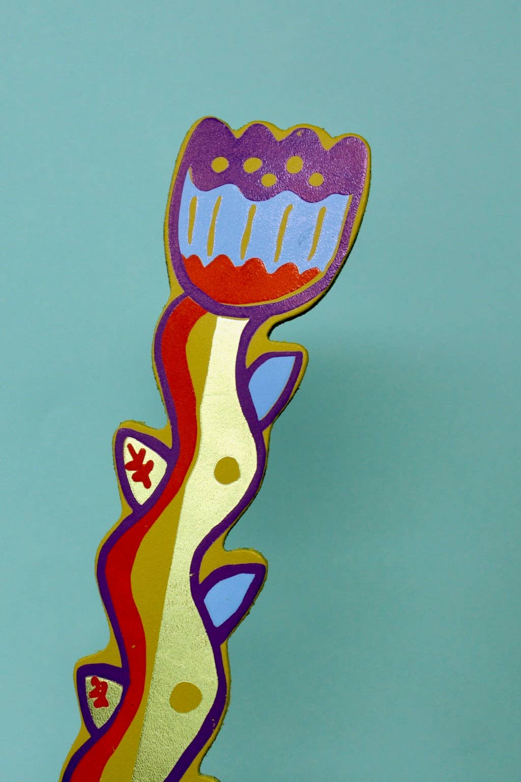 Tulip Bookmark: Red