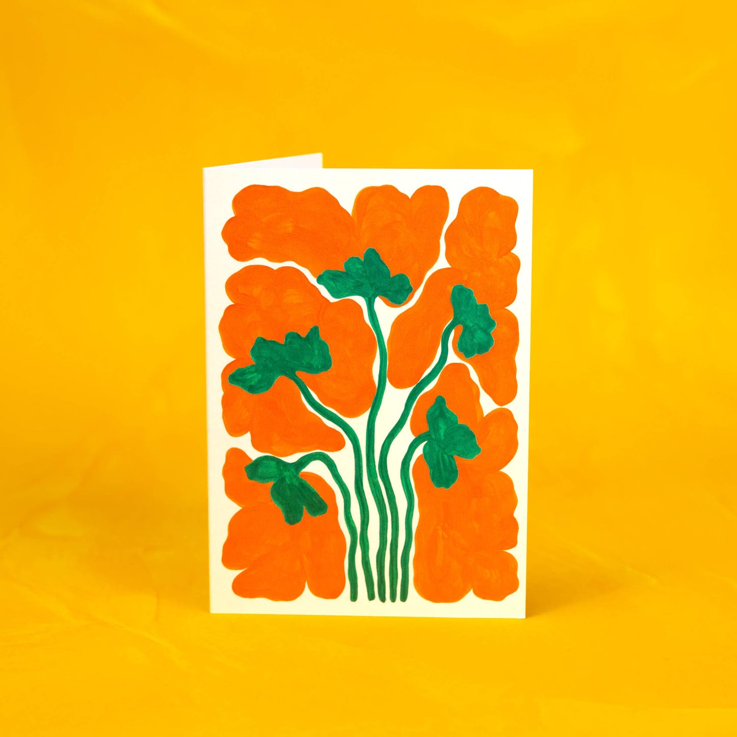 Poppies WWF Greetings Card: UK (includes WWF-UK logo)
