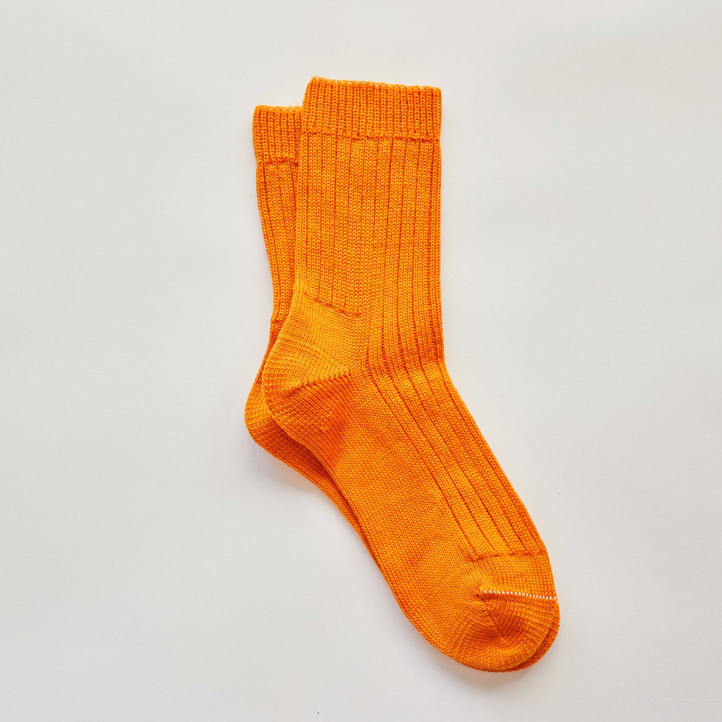 Orange Betsy Wool Socks: Small UK 4-7