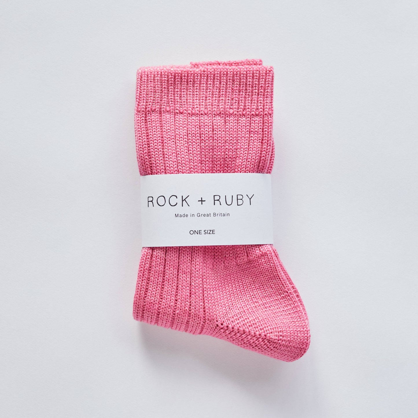 Flamingo Pink Betsy Wool Socks