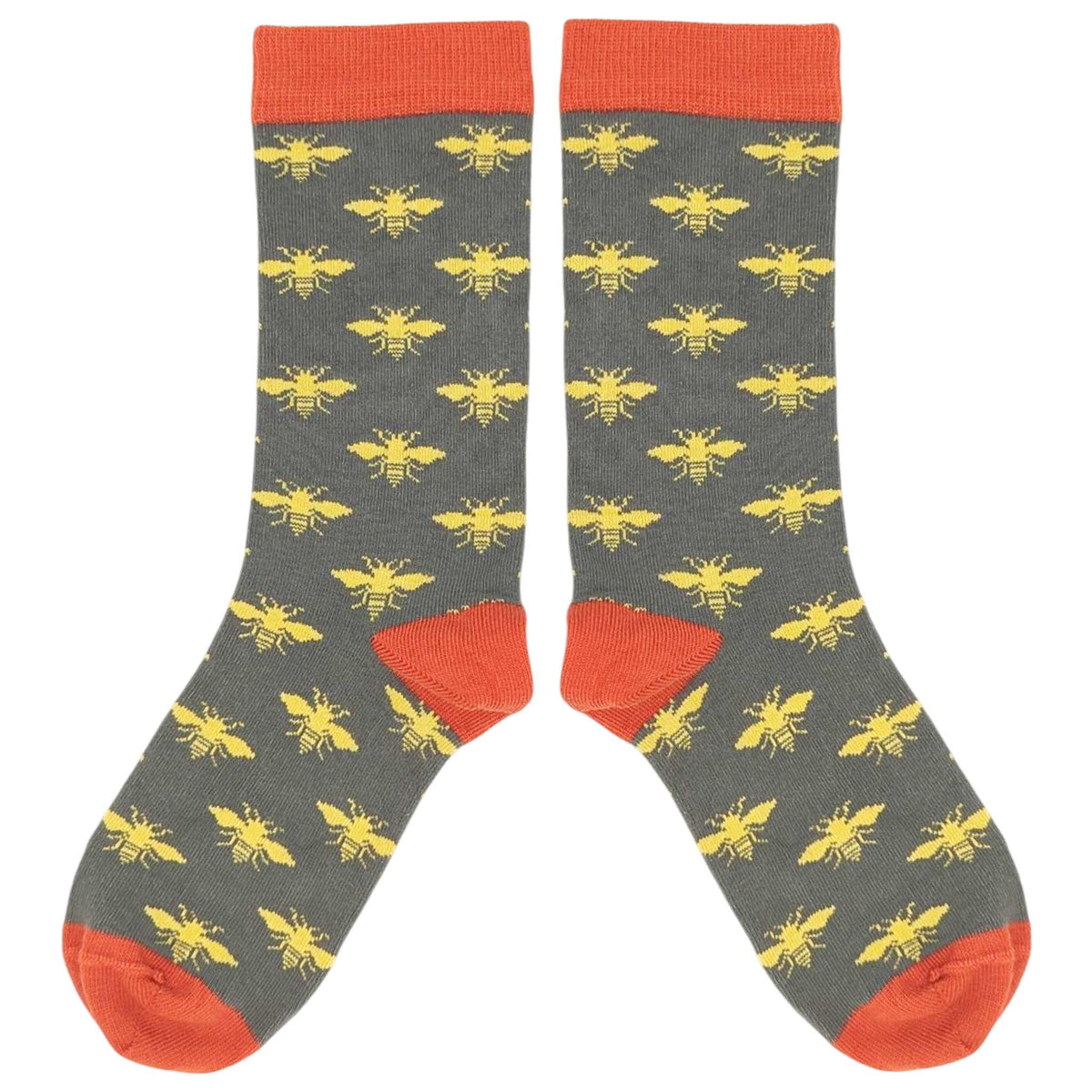 Women's Organic Cotton Crew Socks 2026: SMALL CHECK - LILAC/GREY / 4-7 UK / 6.5-9.5 US