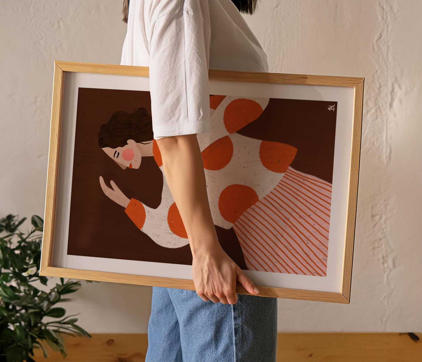 The Woman with the Dots Brown