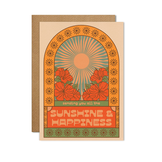 Sunshine & Happiness card: Cello-free