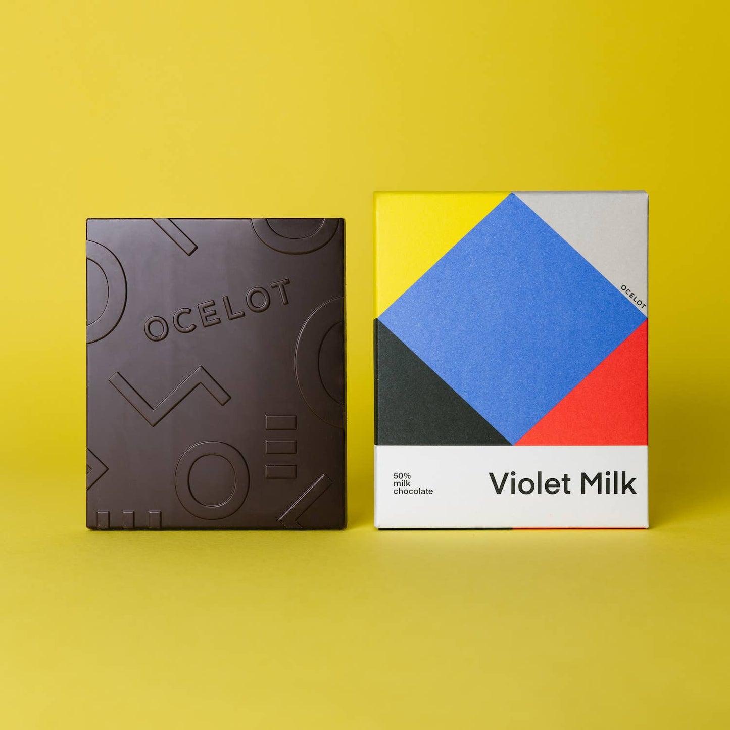 Violet Milk - Organic 55% Milk Chocolate bar, 70g