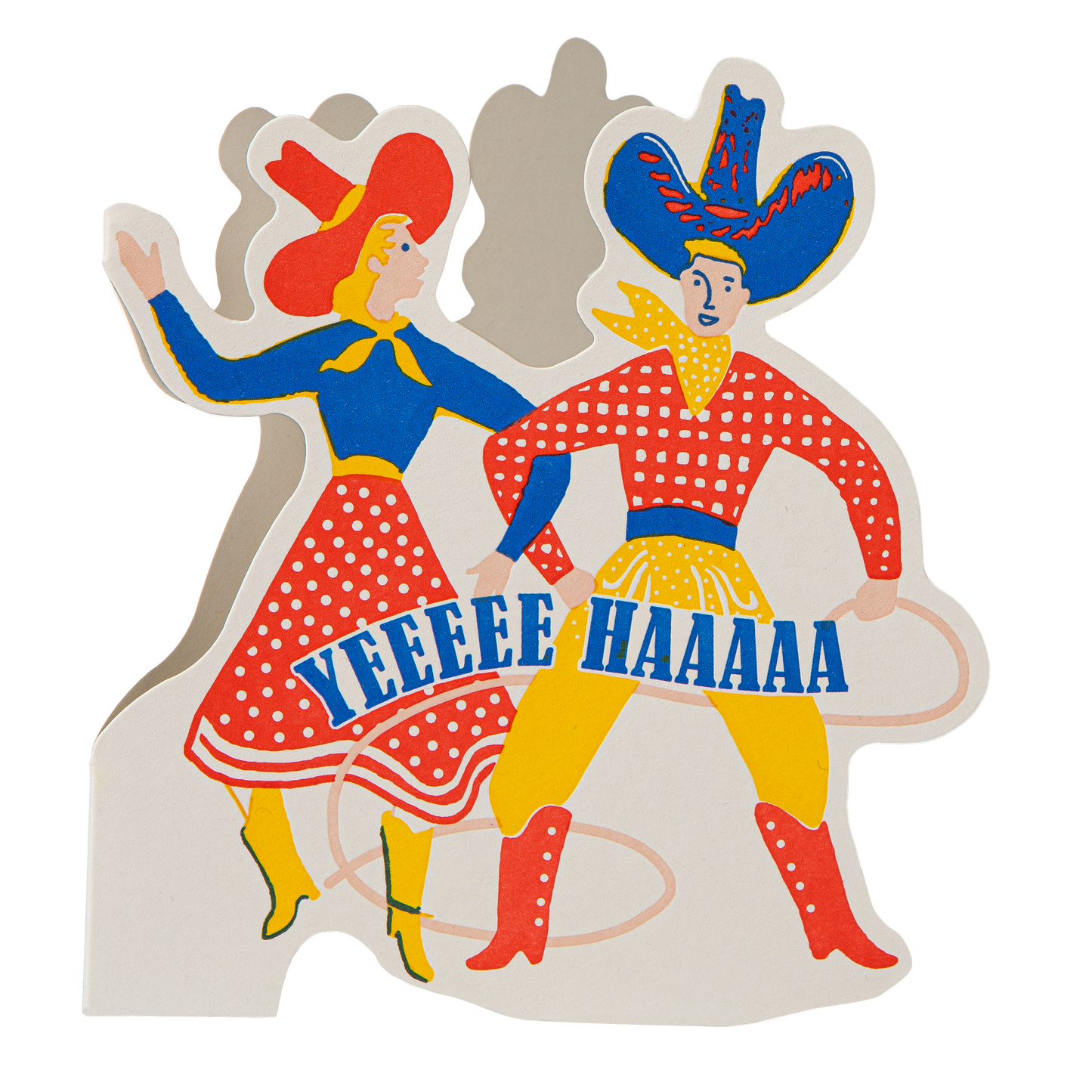 YeeHaa Couple | Letterpress Cards | Cut-out Cards