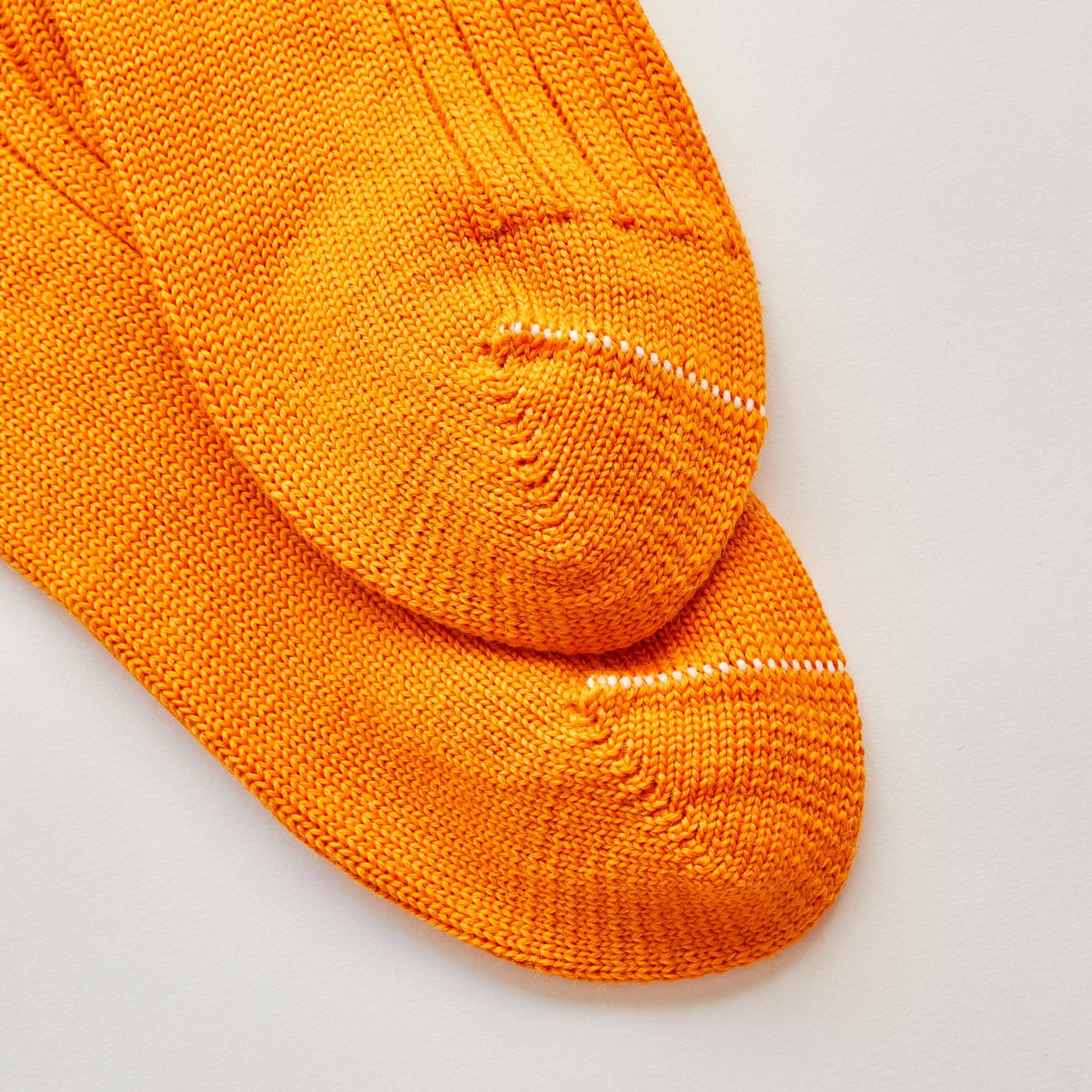 Orange Betsy Wool Socks: Small UK 4-7