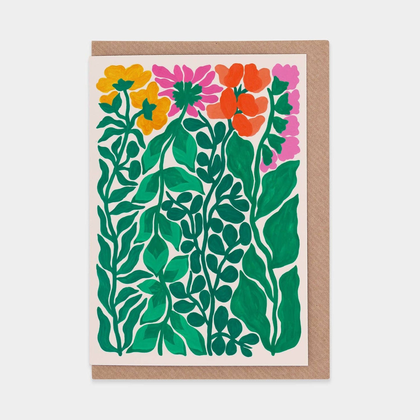 Wildflower Regeneration WWF Greetings Card: UK (includes WWF-UK logo)