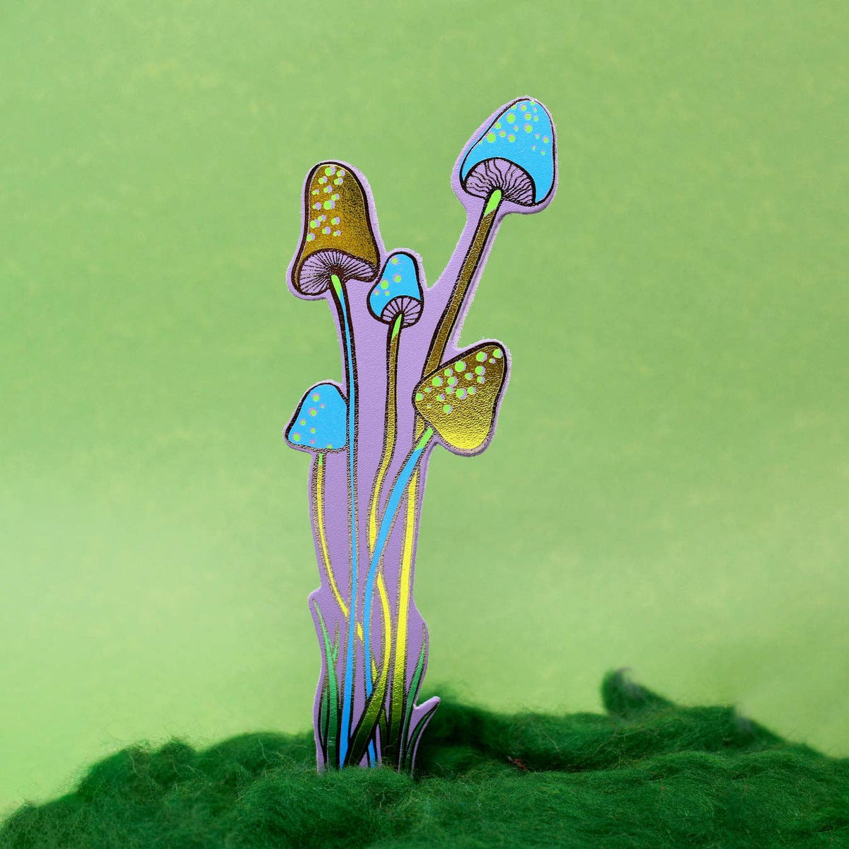 Mushroom Bookmark: Buttercup Yellow