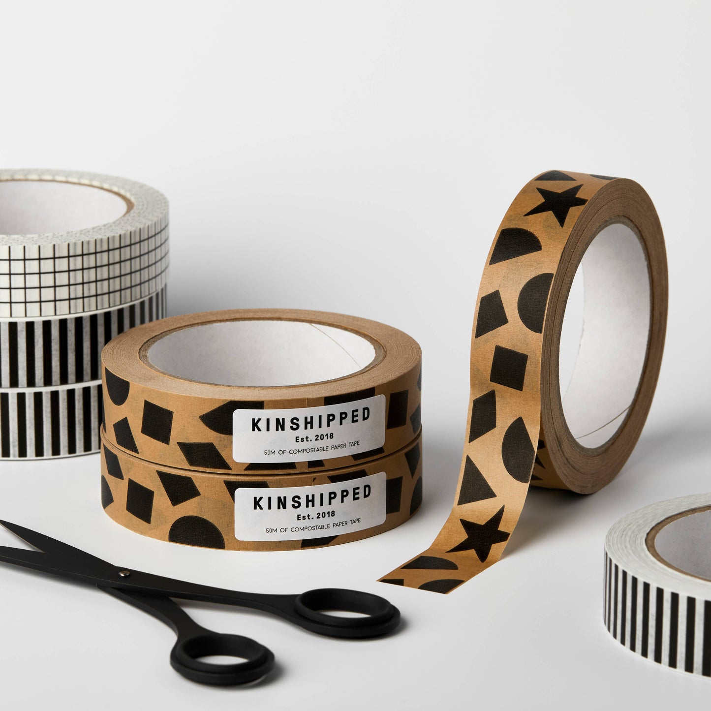 PAPER TAPE - SCALLOP + SHAPES: SCALLOP