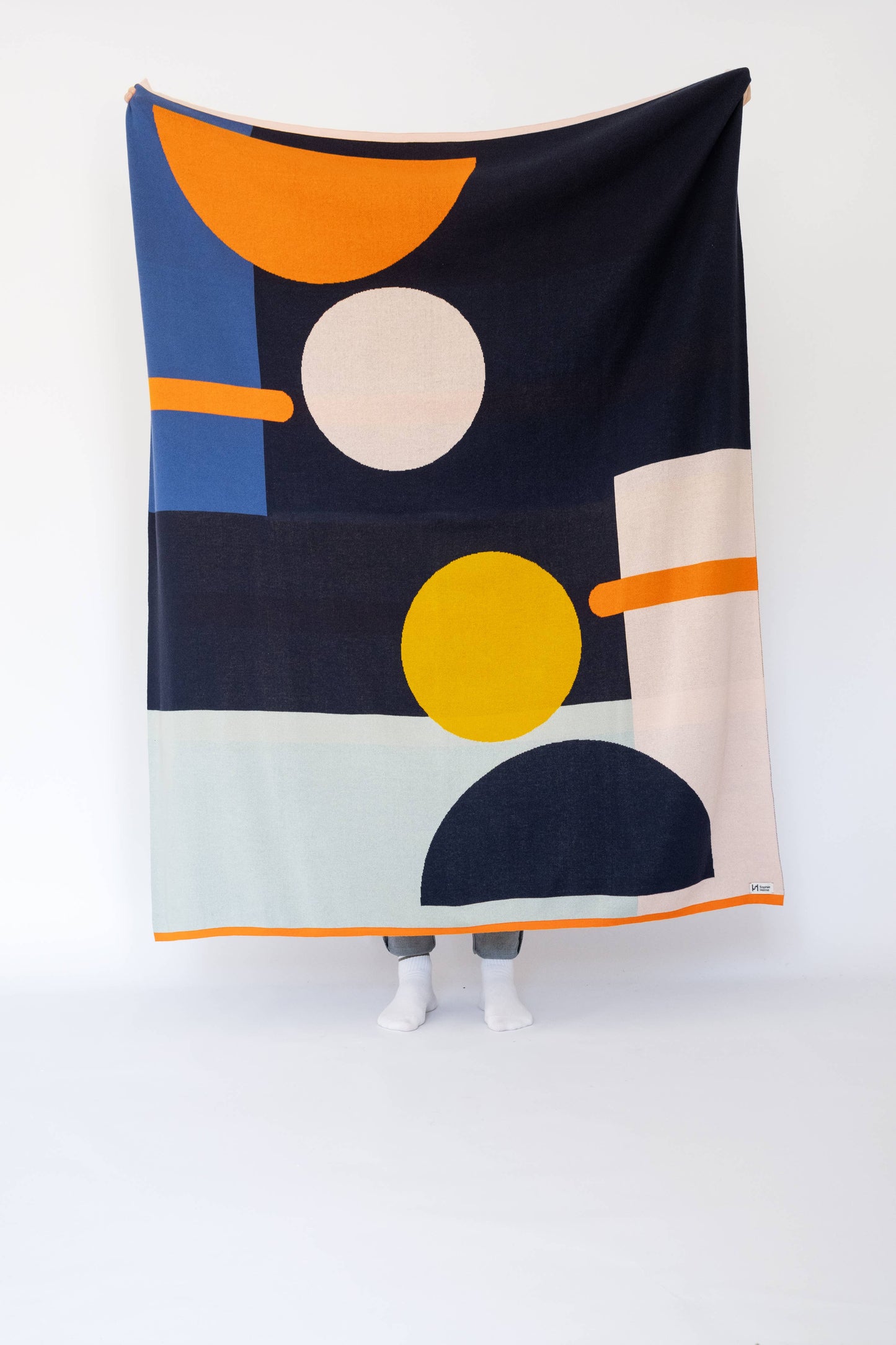 Cotton Knit Throw Blanket: Bleecker Multi