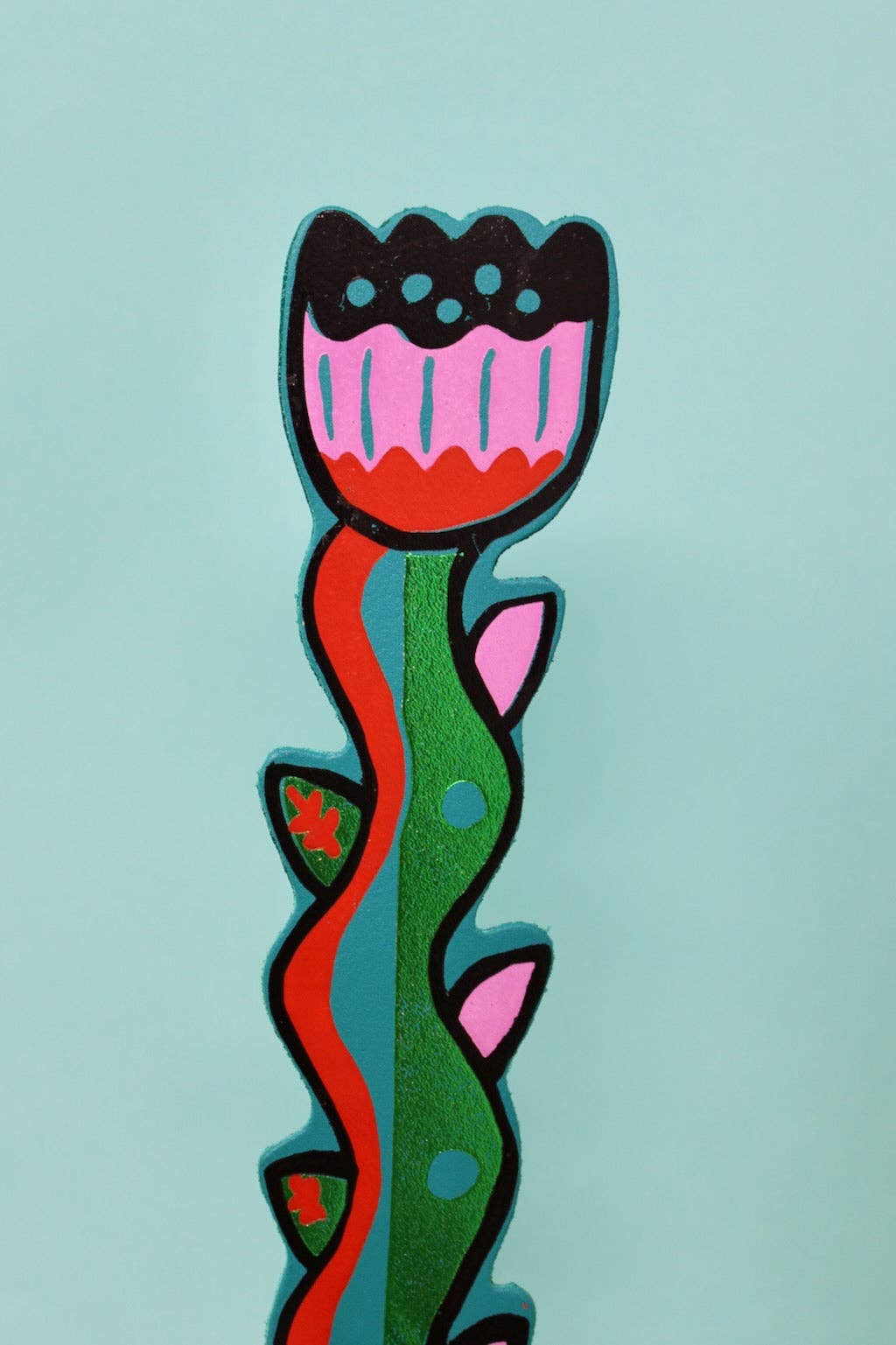 Tulip Bookmark: Red