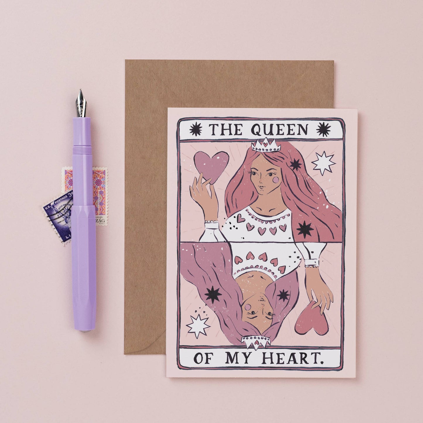 Queen of My Heart Card | Valentine's Day Card | Love Cards