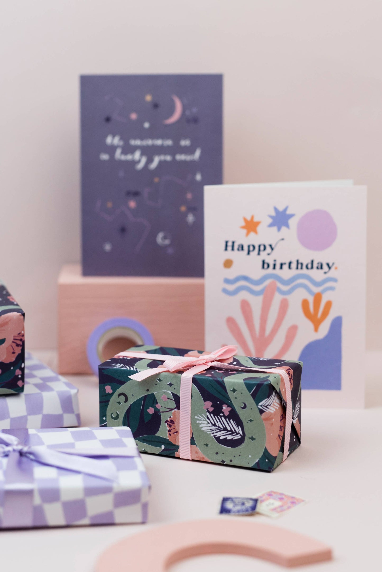 Abstract Shapes Birthday Card | Female Birthday Cards | Card