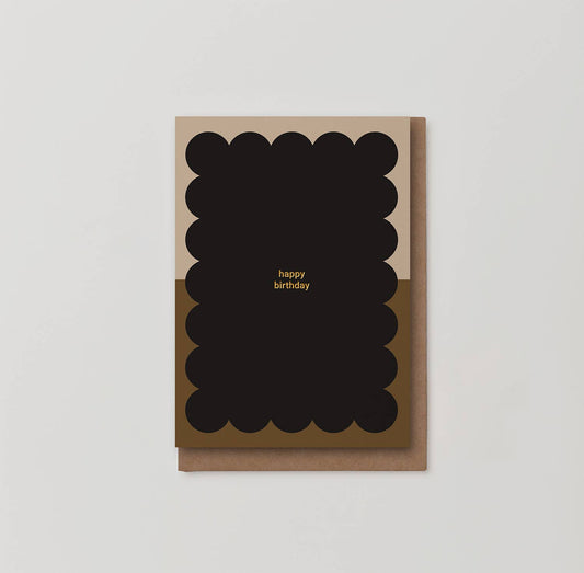 Happy birthday greeting card