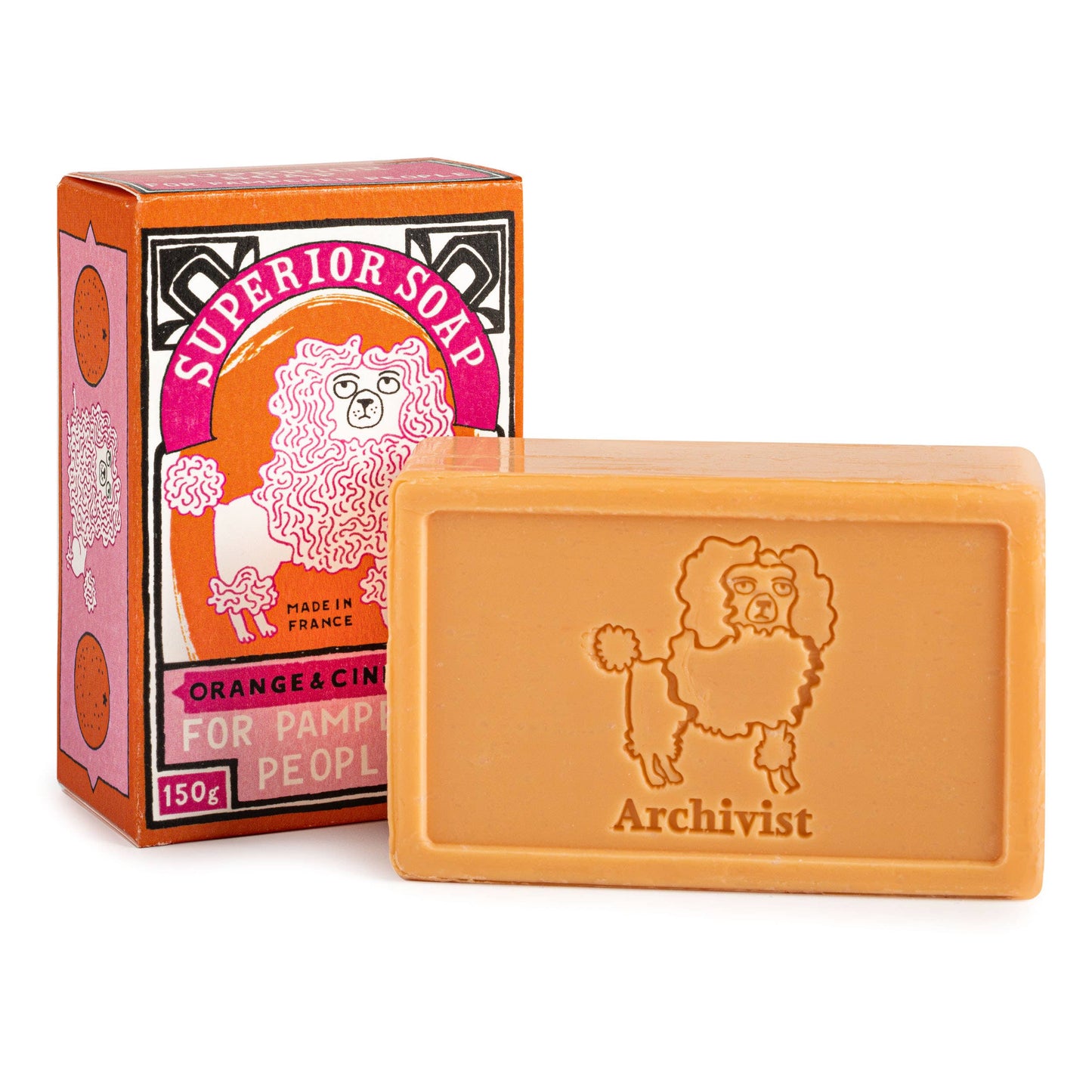 Orange & Cinnamon Poodle | Hand Soap Bar