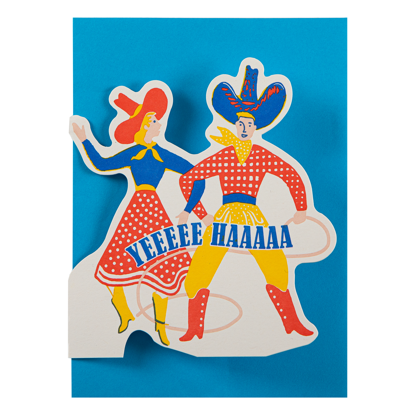 YeeHaa Couple | Letterpress Cards | Cut-out Cards