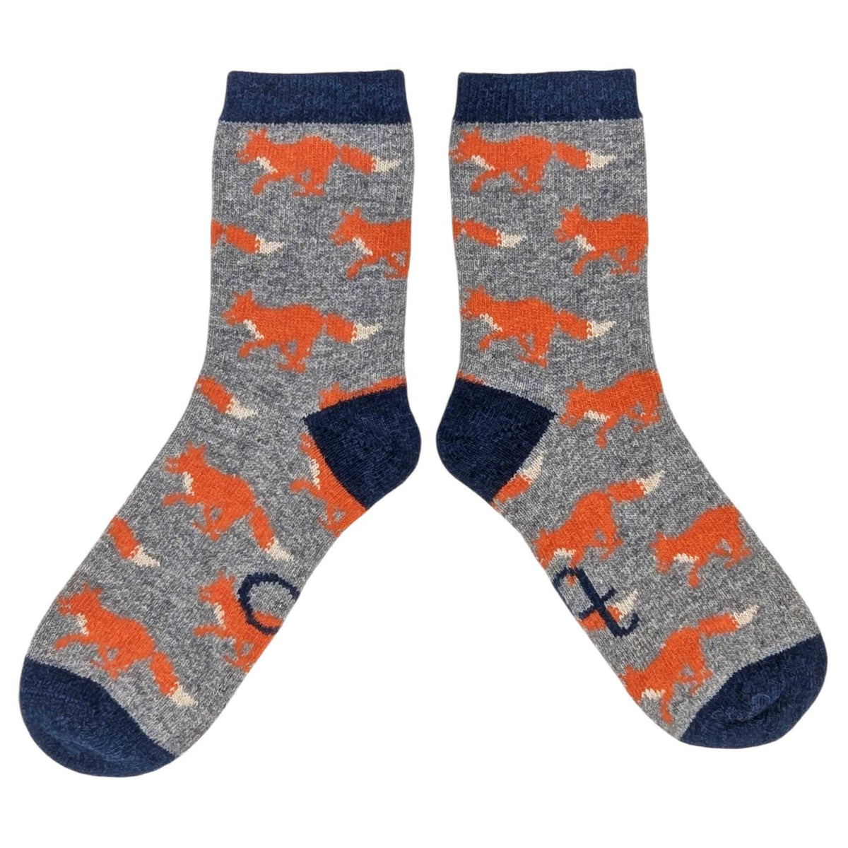 Women's Lambswool Ankle Socks 2026: FAIR ISLE - MINT / TEAL