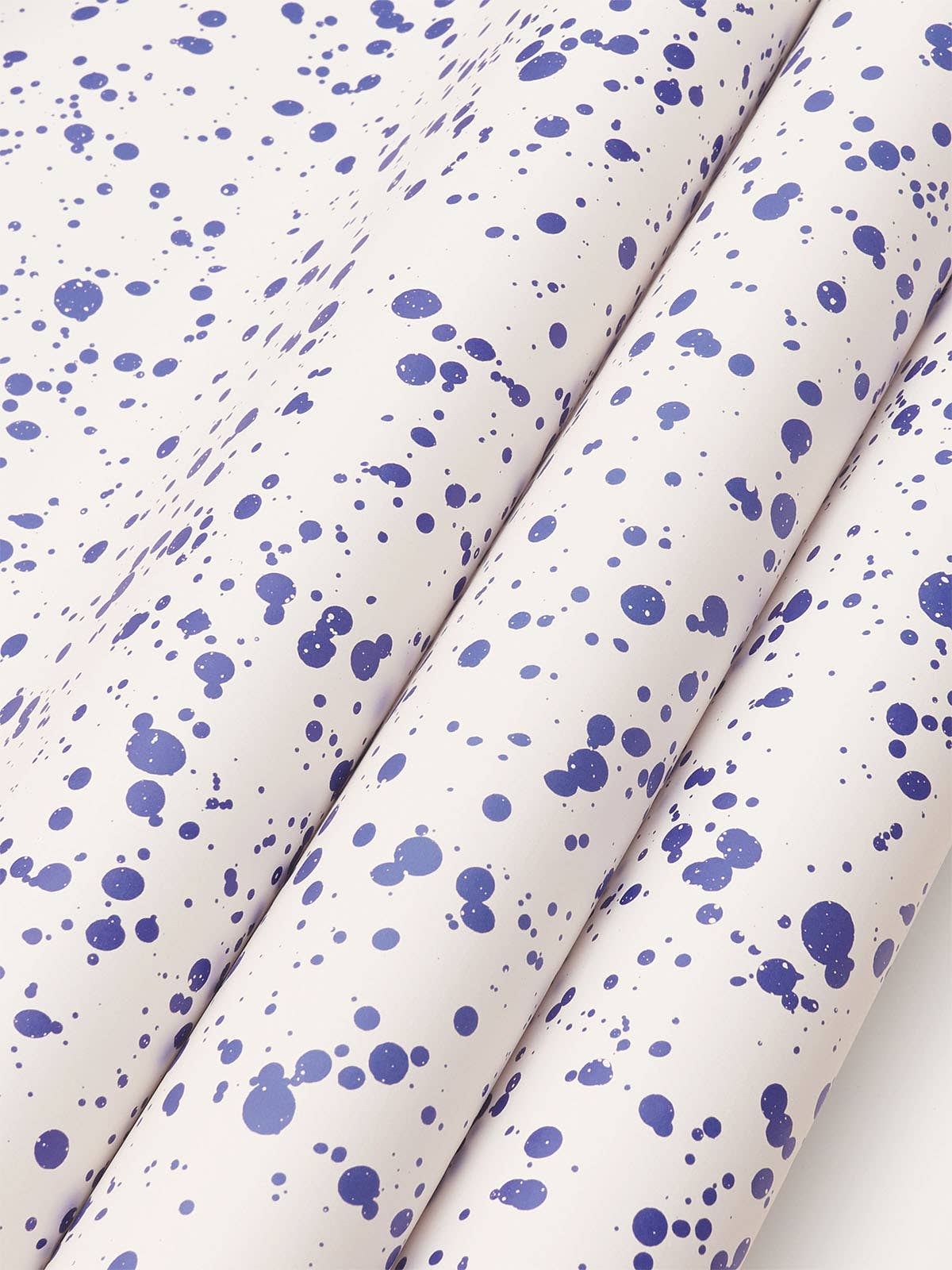 Blue Splatter Wrapping Paper Sheets | Splatterware Gift Wrap