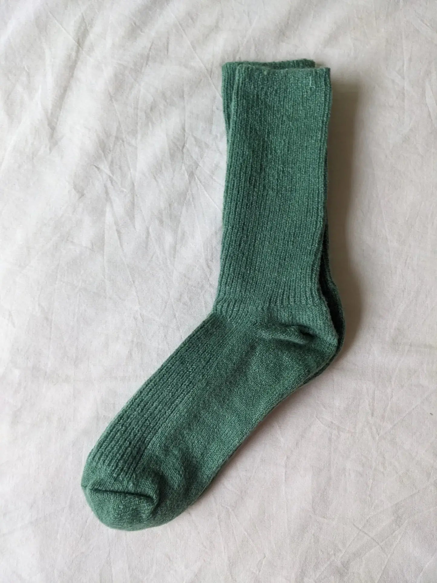 Merino Boot Socks: Cream Fleck