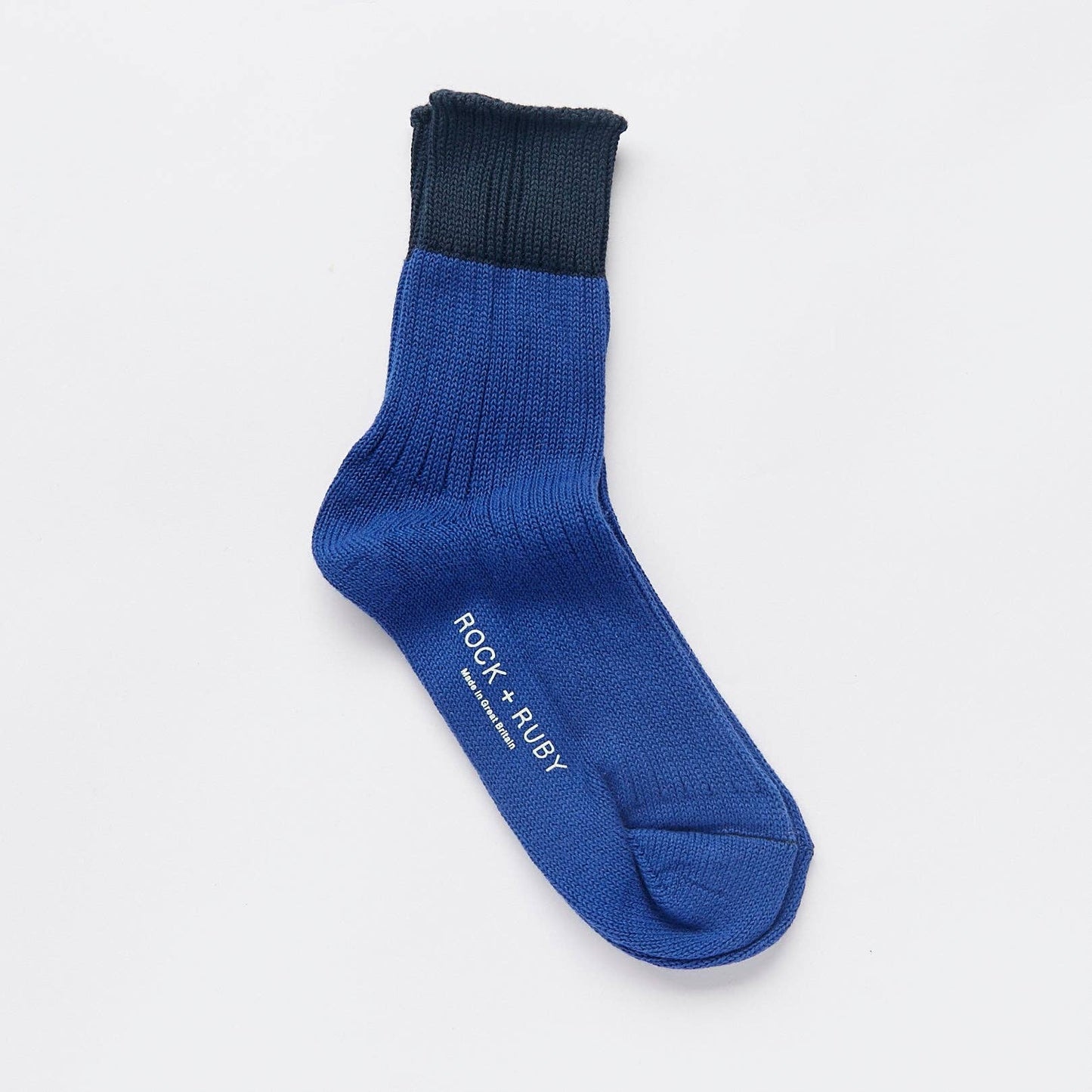 Cobalt Indigo Wyona Cotton Socks: Small UK 4-7