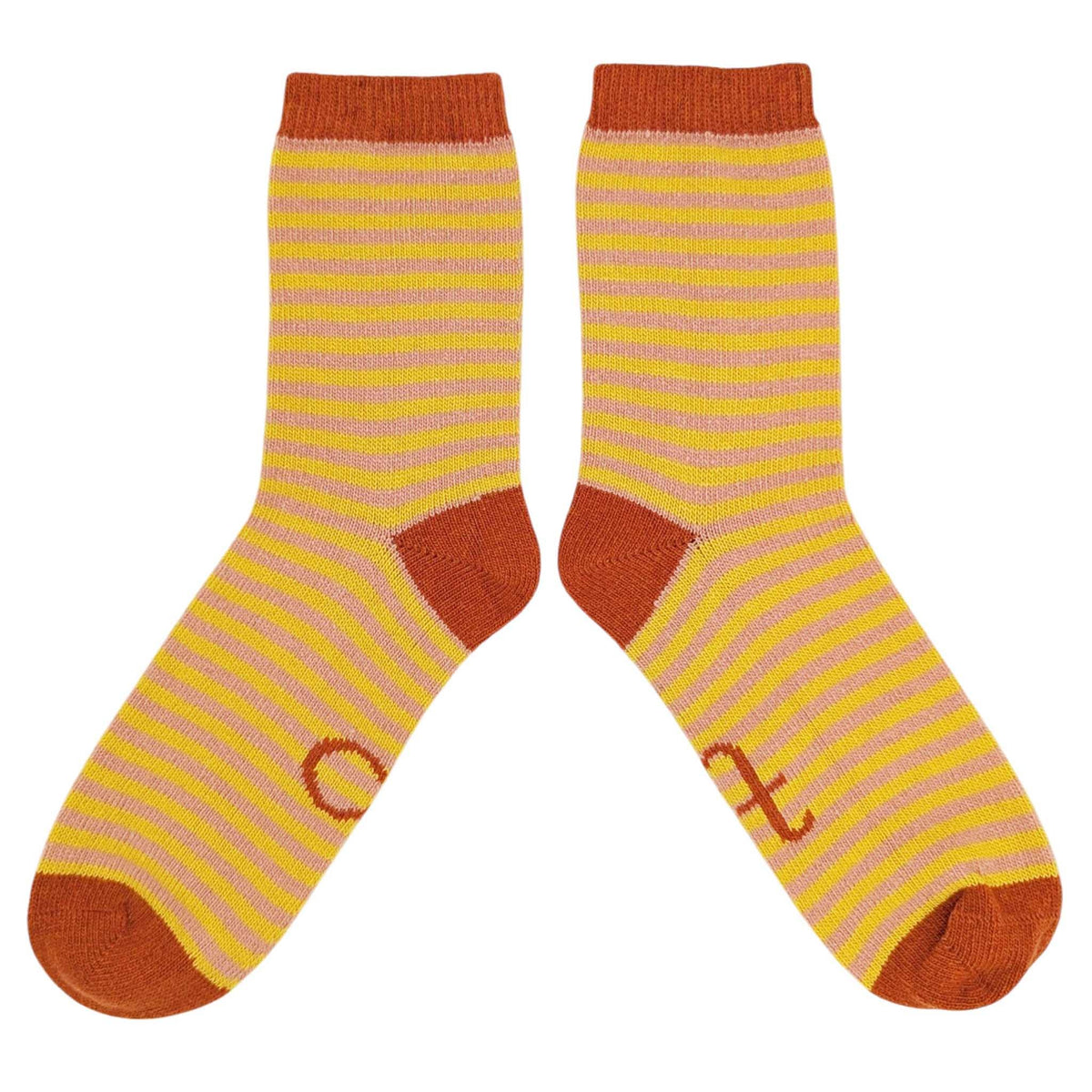 Women's Lambswool Ankle Socks 2026: FAIR ISLE - MINT / TEAL