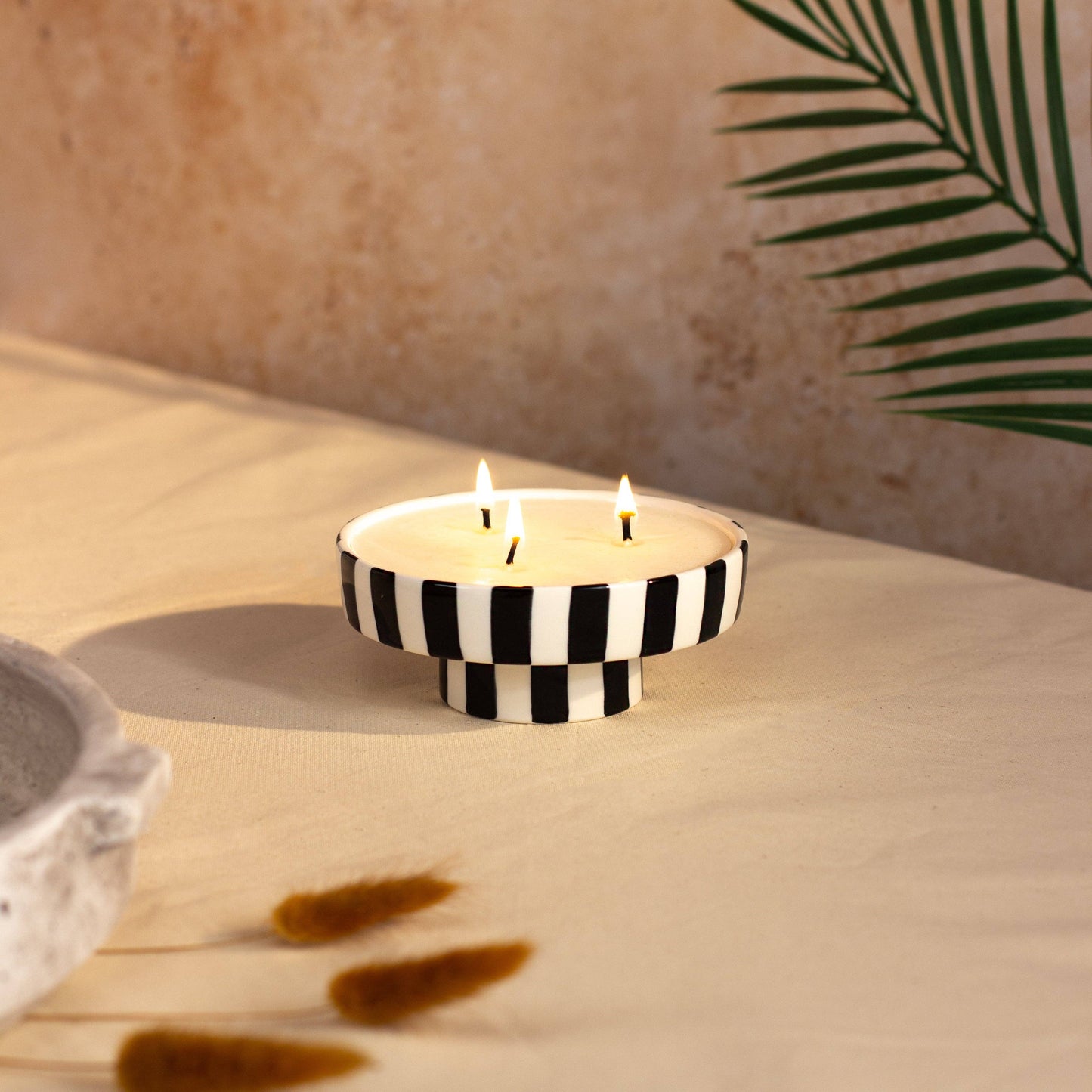 Marrakesh: Small Pedestal Candle - Passionfruit & Vanilla