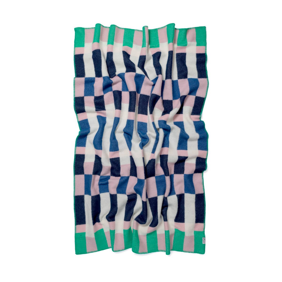 Wool Throw Blanket: Studie Cobalt