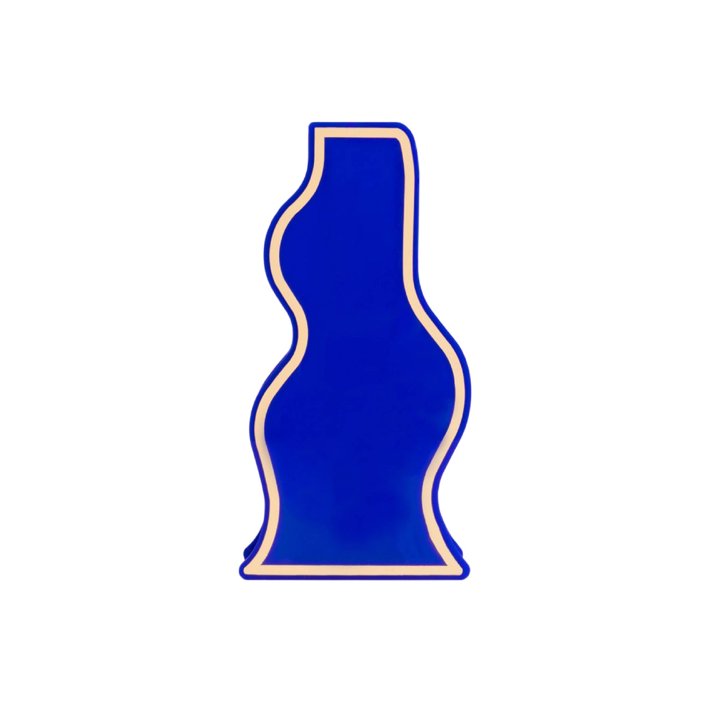 Helio Ferretti Pop Art Vase Blue