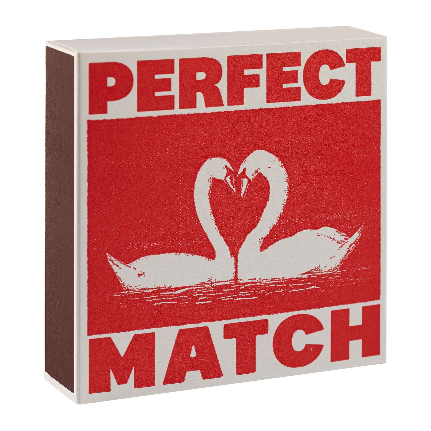 I Like You Swans | Square Matchboxes