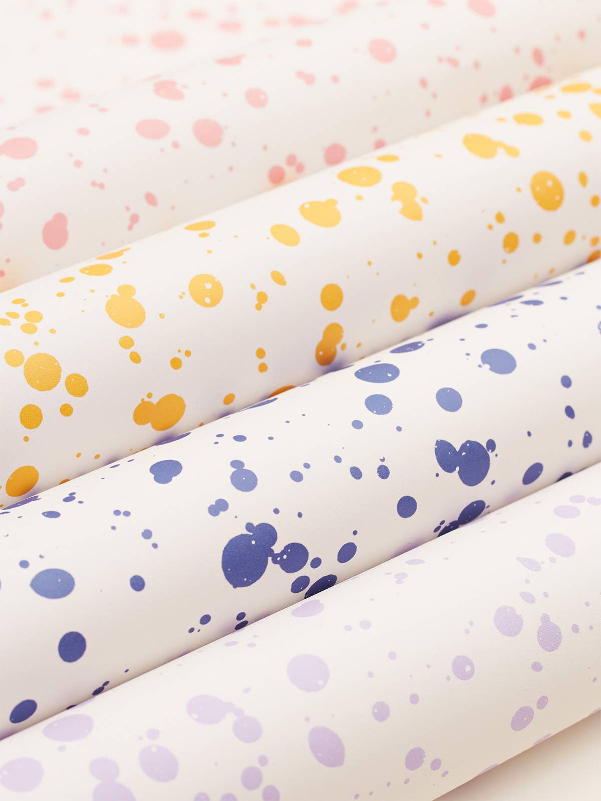 Blue Splatter Wrapping Paper Sheets | Splatterware Gift Wrap