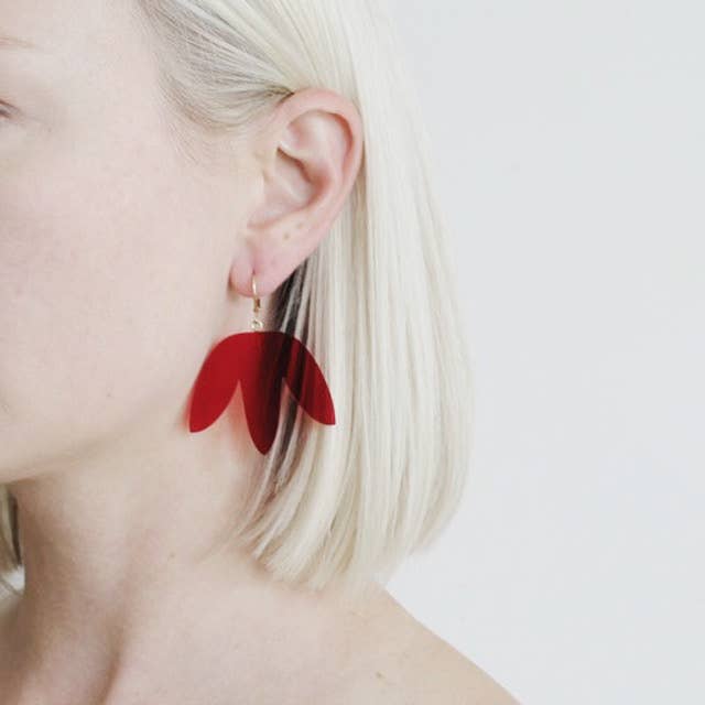 Midi Matisse Earrings: Blue