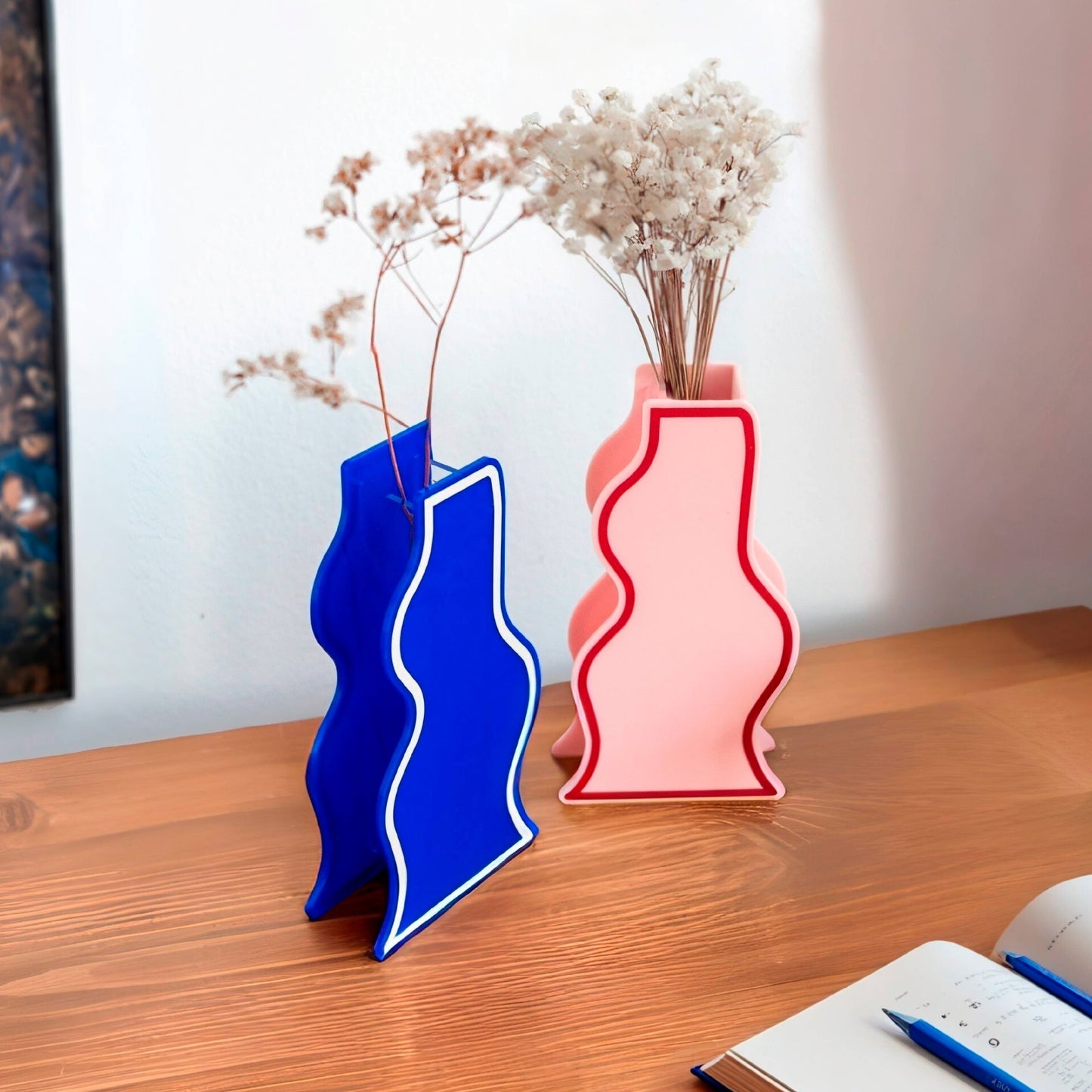Helio Ferretti Pop Art Vase Blue
