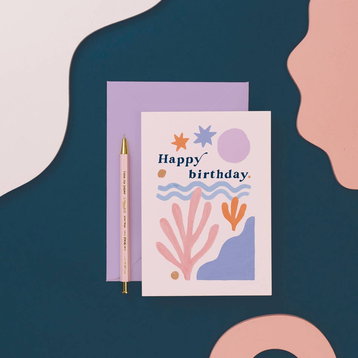 Abstract Shapes Birthday Card | Female Birthday Cards | Card